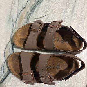 Birkenstock Tan Double-Strap Sandals